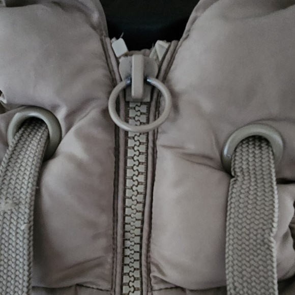 Zara Light Taupe Puffer Jacket - Picture 9 of 12